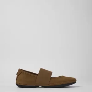 Right Brown Ballerinas for Women - Autumn / Winter collection