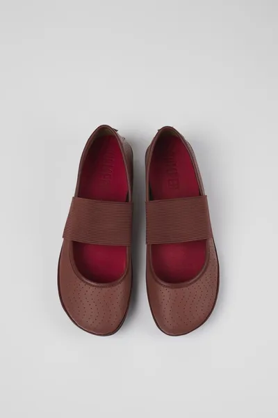 Right Red Ballerinas for Women - Autumn / Winter collection - Image 3