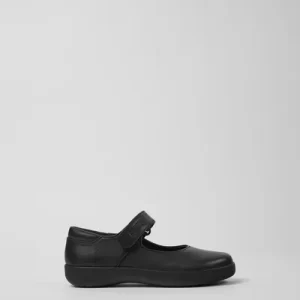 Spiral Black Ballerinas for Kids - Autumn / Winter collection