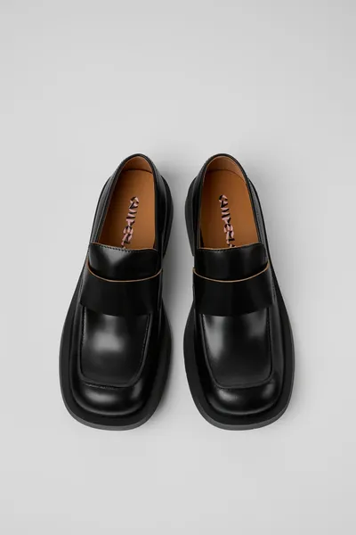 Neuman Black Loafers for Unisex - Autumn / Winter collection - Image 3