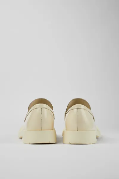 Neuman White Loafers for Unisex - Autumn / Winter collection - Image 2