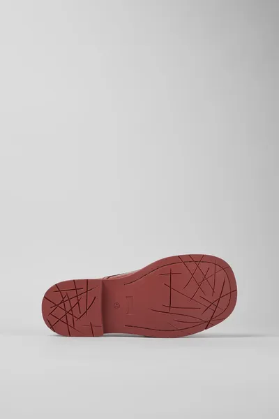 Neuman Red Loafers for Unisex - Autumn / Winter collection - Image 4