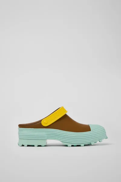 Tracktori Brown Clogs for Unisex - Autumn / Winter collection