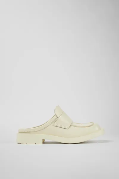 Neuman White Clogs for Unisex - Autumn / Winter collection