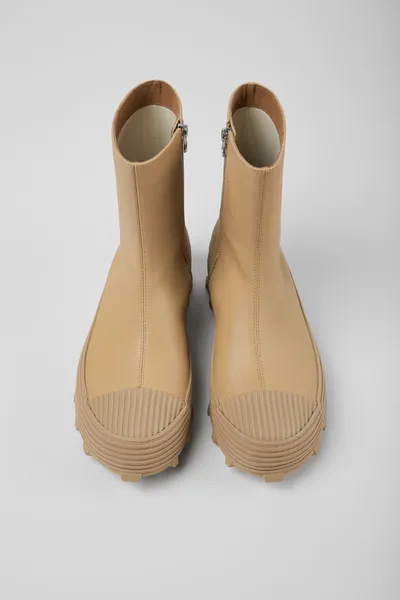 Tracktori Beige Boots for Unisex - Autumn / Winter collection - Image 3