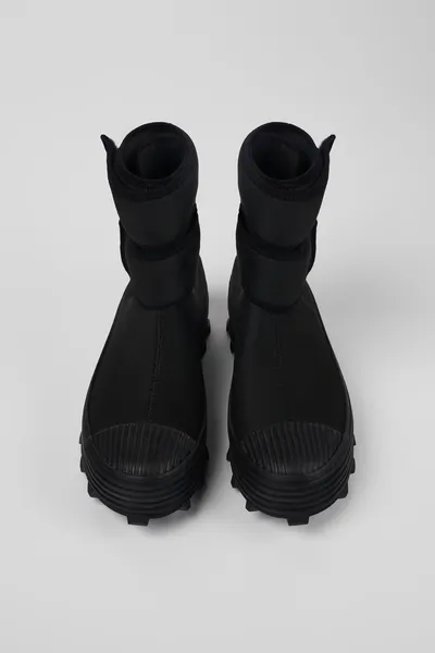 Tracktori Black Ankle Boots for Unisex - Autumn / Winter collection - Image 3
