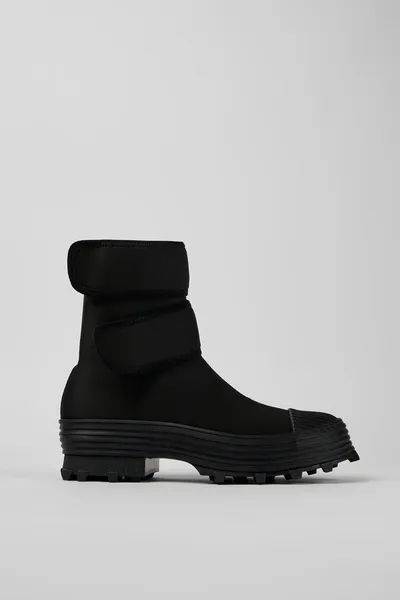 Tracktori Black Ankle Boots for Unisex - Autumn / Winter collection