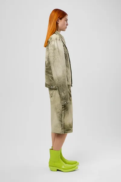 Denim shorts AU00007-001 Apparel Women. Official Online Store USA - Image 3