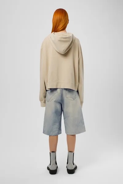 Denim shorts AU00007-002 Apparel Women. Official Online Store USA - Image 4