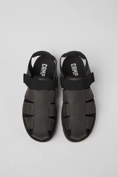 oruga Brown Sandals for Men - Autumn / Winter collection - Image 3