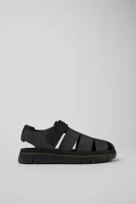 oruga Black Sandals for Men - Autumn / Winter collection