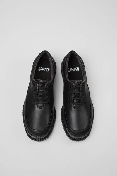 Pix Black Formal Shoes for Men - Autumn / Winter collection - Image 3