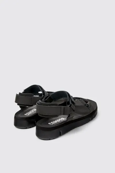 oruga Black Sandals for Men - Autumn / Winter collection