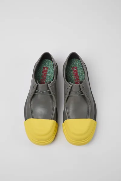 Junction Grey Formal Shoes for Men - Autumn / Winter collection - Image 3