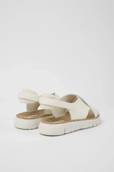 oruga White Sandals for Women - Autumn / Winter collection - Image 2