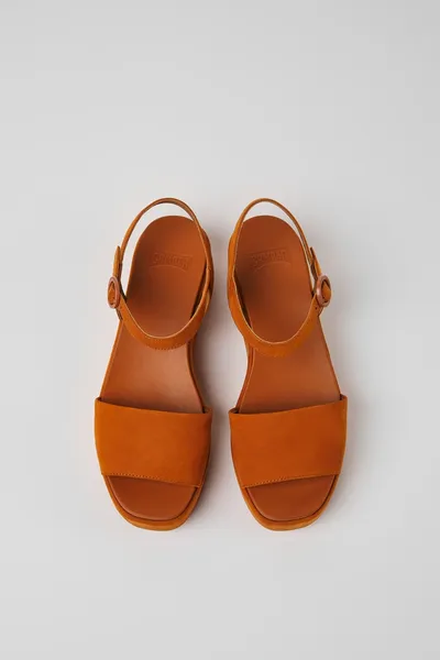 Misia Brown Sandals for Women - Autumn / Winter collection - Image 3