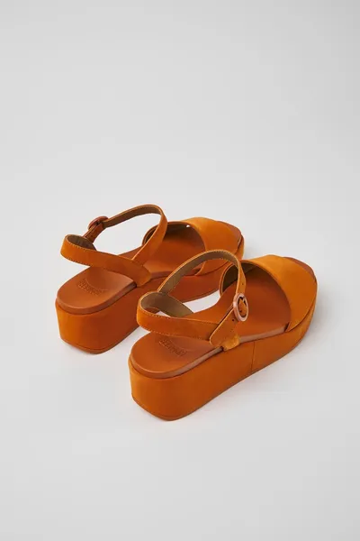 Misia Brown Sandals for Women - Autumn / Winter collection - Image 2