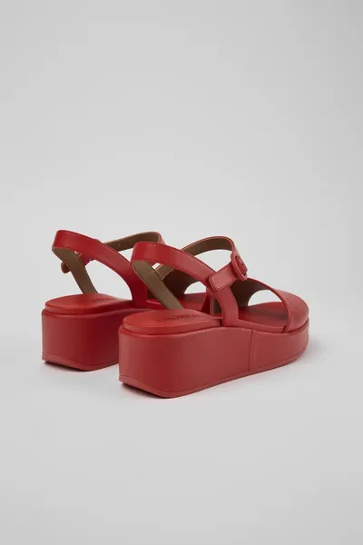 Misia Red Sandals for Women - Autumn / Winter collection - Image 2