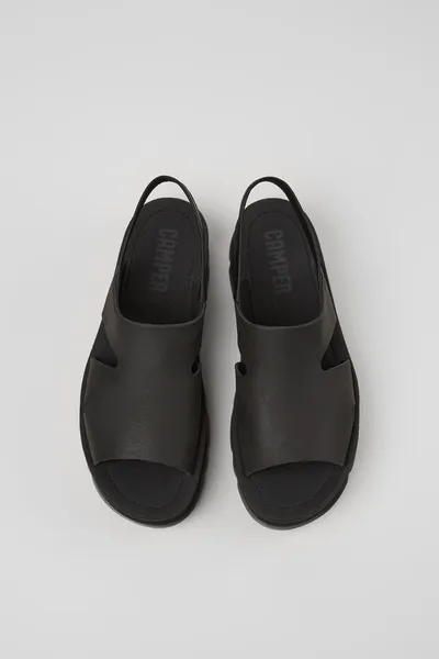 oruga Black Sandals for Women - Autumn / Winter collection - Image 3
