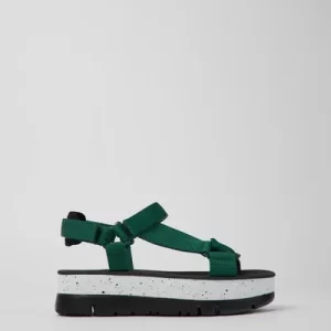 oruga Green Sandals for Women - Autumn / Winter collection