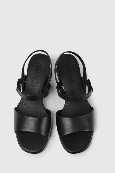 katie Black Sandals for Women - Autumn / Winter collection - Image 2