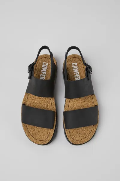 oruga Black Sandals for Women - Autumn / Winter collection - Image 3