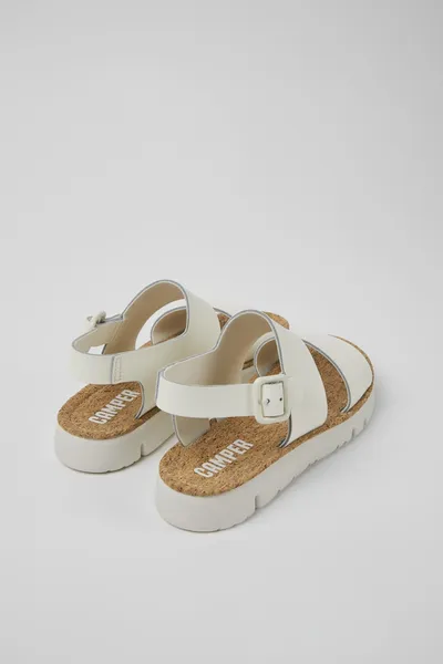 oruga White Sandals for Women - Autumn / Winter collection - Image 2