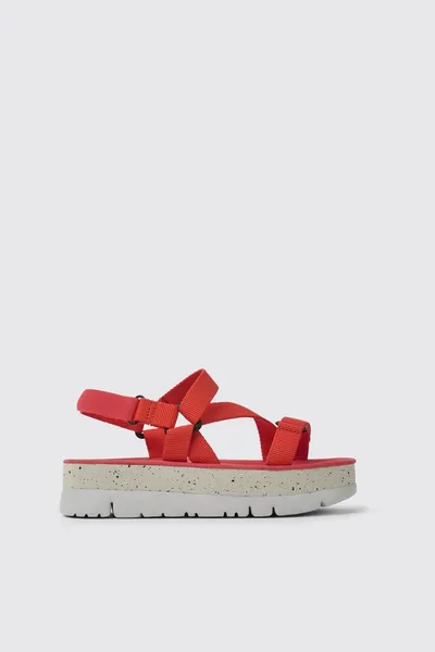 oruga Red Sandals for Women - Autumn / Winter collection - Image 4