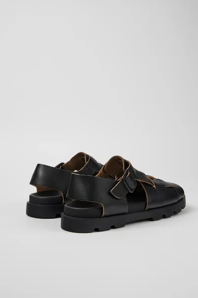 Brutus Black Sandals for Women - Autumn / Winter collection - Image 2