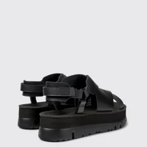 oruga Black Sandals for Women - Autumn / Winter collection