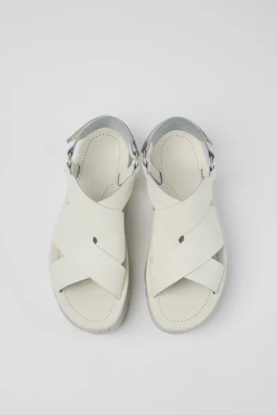 oruga White Sandals for Women - Autumn / Winter collection - Image 3