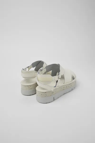 oruga White Sandals for Women - Autumn / Winter collection - Image 2