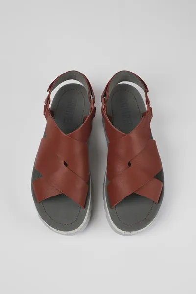 oruga Red Sandals for Women - Autumn / Winter collection - Image 3