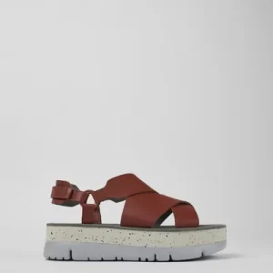 oruga Red Sandals for Women - Autumn / Winter collection