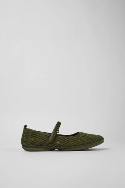 Right Green Ballerinas for Women - Autumn / Winter collection
