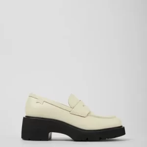 Milah White Formal Shoes for Women - Autumn / Winter collection