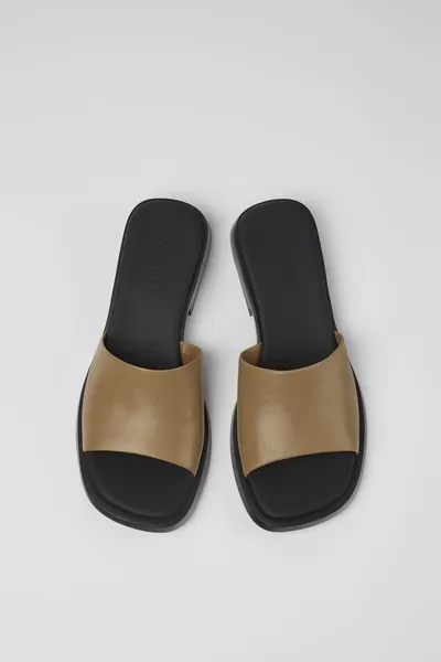 Dana Brown Sandals for Women - Autumn / Winter collection - Image 3