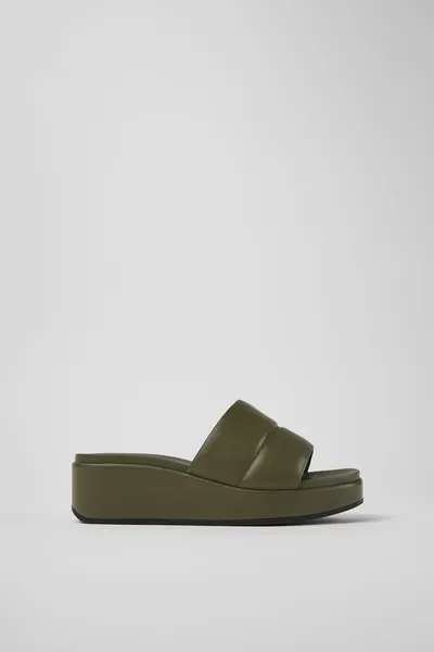 Misia Green Sandals for Women - Autumn / Winter collection