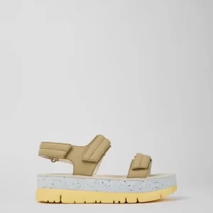 oruga Beige Sandals for Women - Autumn / Winter collection