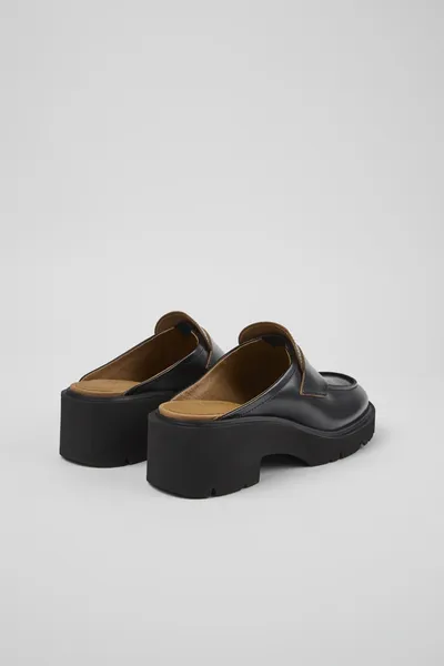 Milah Black Clogs for Women - Autumn / Winter collection - Image 2