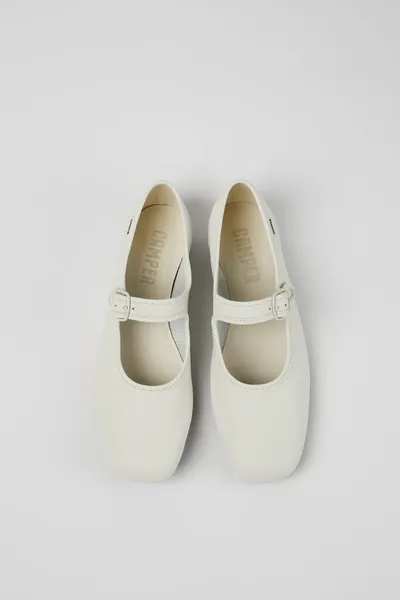 Casi Casi White Formal Shoes for Women - Autumn / Winter collection - Image 3