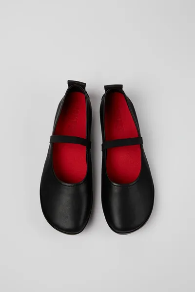 Right Black Ballerinas for Women - Autumn / Winter collection - Image 3