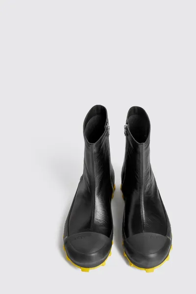 Tracktori Black Ankle Boots for Men - Autumn / Winter collection - Image 2