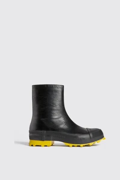 Tracktori Black Ankle Boots for Men - Autumn / Winter collection - Image 4