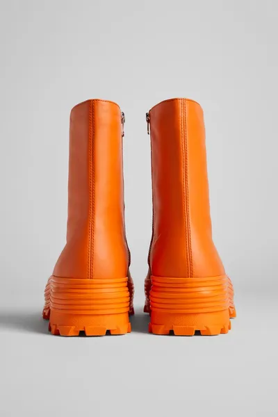 Tracktori Orange Ankle Boots for Men - Autumn / Winter collection - Image 2
