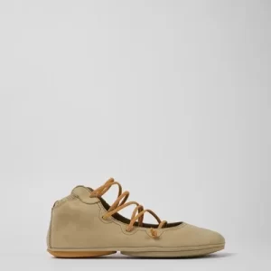 Right Beige Ankle Boots for Women - Autumn / Winter collection