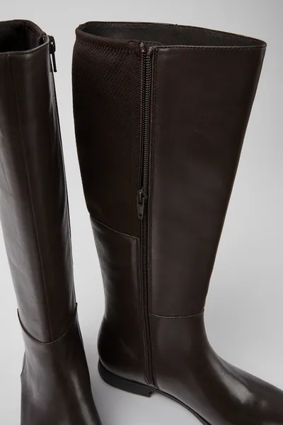 Neuman Brown Boots for Women - Autumn / Winter collection - Image 3