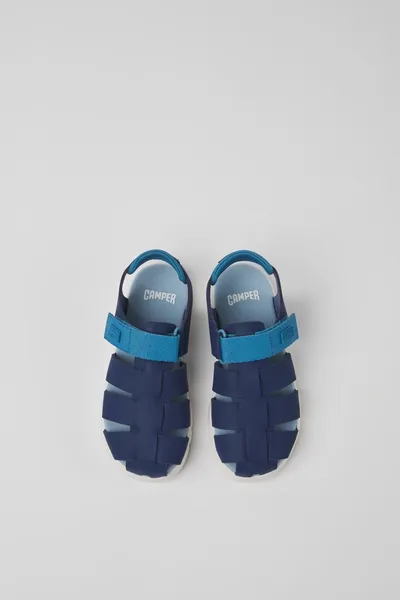 oruga Blue Sandals for Kids - Autumn / Winter collection - Image 3