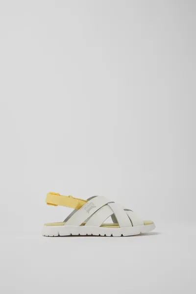 oruga White Sandals for Kids - Autumn / Winter collection