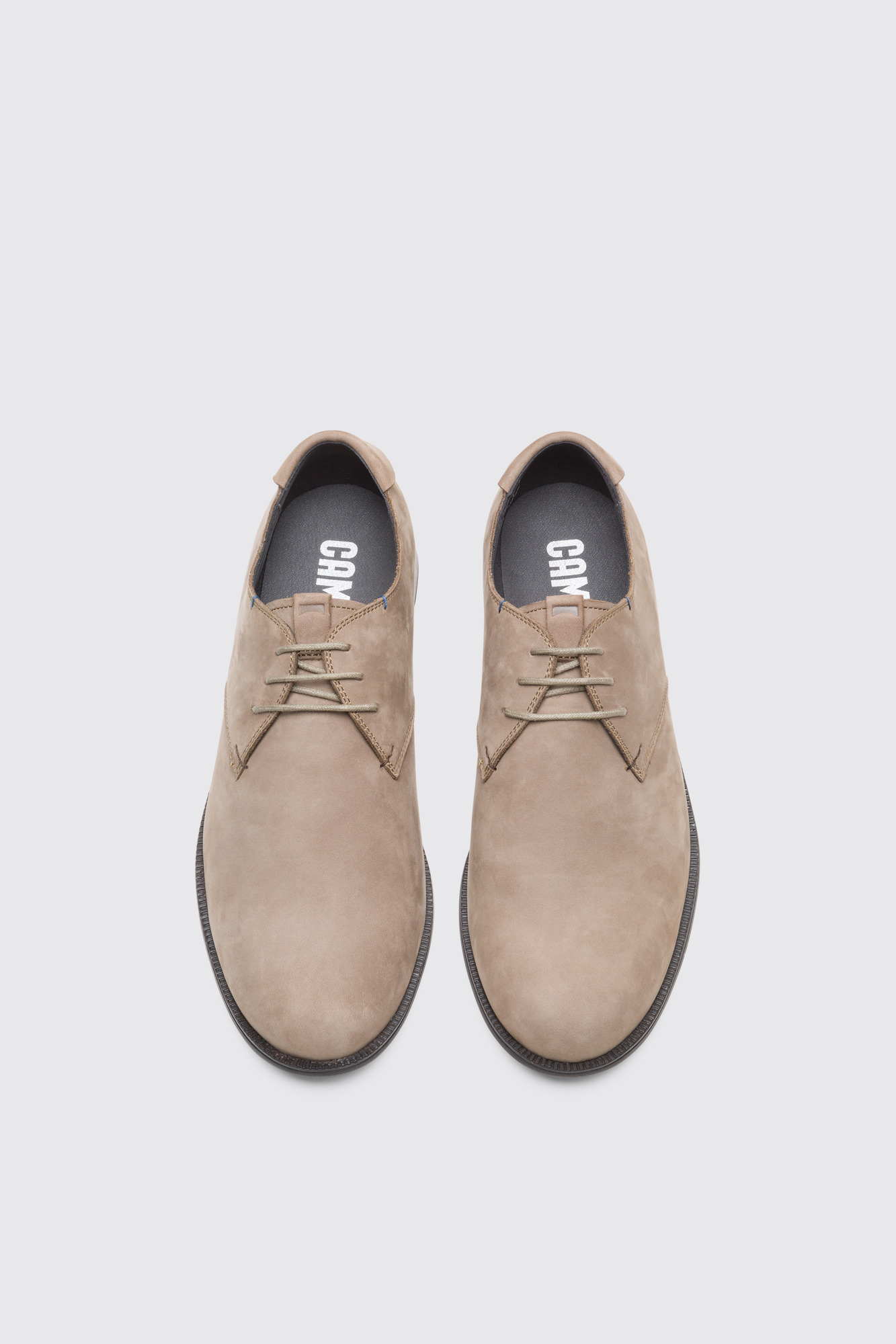 Mil Grey blucher shoes for men - Image 4